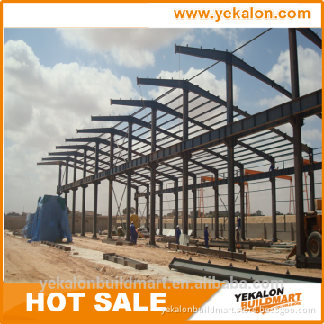 Design and production workshop higher reliability recyclable steel structure